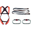 Delta Plus ELARA 130V2GT oranžový bezpečnostný postroj, Veľkosť XL/2XL