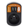 Predlžovací prívod 1 zásuvka, 2x USB, 5V/2100mA SENCOR ...
