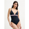 Dámske jednodielne plavky Tommy Hilfiger UW0UW05847 S Tm. modrá