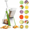 Mandolína na krájanie nerezová oceľ, ručná s nastaviteľnou hrúbkou