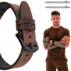 Remienok kožený na hodinky 22mm, Univerzálny, Veľkosť XL