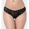 Kalhotky Triumph Tempting Lace Brazilian String 0004 000M - Farba: 0004 čierna, Veľkosť: M