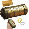 DA VINCI CODE PUZZLE CYLINDRICKÉ ZATVÁRANIE MINI CRYPTEX Deň sv. Valentína DARČEK
