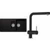 Set Schock S26-4 (dřez Formhaus D-150L Nero + baterie Epos.120 Nero)