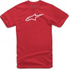 Tričko Alpinestars ALPINESTARS AGELESS CLASSIC TEE, červeno/bílé Velikost: M