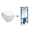 Jika Mio Set podomietkový modul+závesný klozet Mio Rimless s viditeľným upevnením,Biely H6007160000002