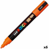Fixky POSCA PC-5M Oranžová (6 ks)