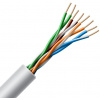 Solarix kábel, cat. 5e, UTP drôt, 305m, sivý SXKD-5E-UTP-PVC-305
