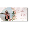 Personal Svadobný banner s fotkou - Lovely pink Rozmer banner: 130 x 65 cm