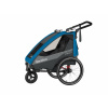 Qeridoo Detský vozík za bicykel Sportrex 2 Limited Edition, Ocean Blue (100372208)