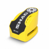 SHAD kotúčový zámok s alarmom SC62A (žltý, čap 10 mm)