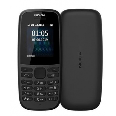 Nokia 105 2019 Dual Sim, Black