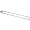 GROHE Essentials Cube dvojramenný otočný držiak na uteráky, dĺžka 439 mm, chróm, 40624001