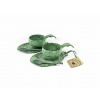 Vega KTELG Kupilka Slow down set Green 2 x KUPILKA 21 cup, 2 x KUPILKA 14 small plate and 2 x teaspoon