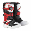 boty TECH 3S YOUTH, ALPINESTARS, dětské (bílá/černá/červená) 2025 38