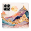 Flip pouzdro iSaprio - Xiaomi 14T Pro - Beautiful Mountains s kapsičkami na karty (Flipové knížkové pouzdro, obal, kryt iSaprio s přihrádkami na karty a motivem)
