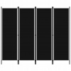 Shumee 4dílný černý 320722 200 x 180 cm