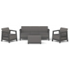Keter SCANDI LINEA 3 SEATERS SET - Mountain Grey/Grafit