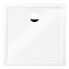 VILLEROY & BOCH Futurion Flat štvorcová sprchová vanička z materiálu Quaryl, štandardný model, 900 x 900 x 25 mm, biela alpská, UDQ0900FFL1V-01
