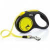 Flexi New Neon S pásek 5 m žluté 15 kg
