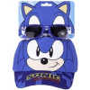 Detská čiapka so slnečnými okuliarmi Sonic The Hedgehog (obvod 53 cm)