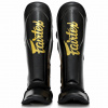 Chrániče holení a priehlavku - Fairtex x Booster - čierne/zlatý nápis