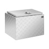 MSW Hliníkový box - vrúbkovaný plech - 45 x 60 x 45 cm - 120 l - uzamykateľný MSW-ATB-610