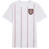 Puma Manchester City Pre Match Short Sleeve Shirt Adults White/Jasper M