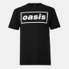 Official Oasis pánske tričko Black Box Logo Medium