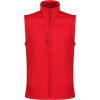REGATTA PROFESSIONAL FLUX TRA 788 / Pánska 2-vrstvová softshellová vesta - classic red XXXL