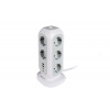 Predlžovací kábel, stojatý, 11 zásuviek, 2xUSB-A, 2xUSB-C, VERBATIM 