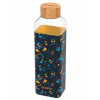 Quokka Storm, Sklenená fľaša so silikónovým povrchom Neo Terrazzo, 700ml, 40028