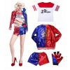 Kostým, maska - Kostým zamaskuje Harley Quinn Joker Cosplay s (Kostým zamaskuje Harley Quinn Joker Cosplay s)