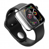 Ochranné tvrdené sklo 0,2 mm s čiernym rámčekom pre Apple Watch series 3/2/1 (42 mm)