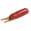 TIPA Vidlica pod svorku plast zlatá červená