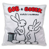MÚ Vankúš Bob&Bobek biely 30x30