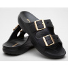 CROCS | Metallic Buckle Saturday Sandal dámske čierne |Veľkosť:W5