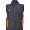 Cerva MAX VIVO Zimná vesta čierna/oranžová S