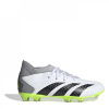 adidas Predator Accuracy.3 Childrens Firm Ground Football Boots Wht/Blk/Lemon C10 (28)