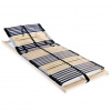 vidaXL Lamelový posteľný rošt so 42 lamelami a 7 zónami 70x200 cm - Viacfarebný - 171287-105572