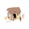 Teddies Skládanka - Vkládačka dům - dřevo - 11 ks