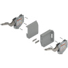 Blum Výklopný mechanizmus HK-S šedý / SADA stredný (LF 400-1000) TIP-ON / bez úchytky /
