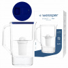 Filtračná kanvica Wessper D1 SOLID futureflow 2,8l modrá + filter