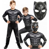 KOSTÝM ČIERNY PANTERA 110 116 + MASKA KOSTÝM MPREBRANIE NA PLES KARNEVALOVÝ
