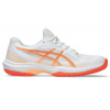 Dámska obuv na badminton/squash Asics Court Hunter FF - white/vivid coral - Biely (40)