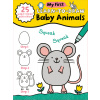 My First Learn-To-Draw: Baby Animals: (25 Wipe Clean Activities + Dry Erase Marker) (Madin Anna)