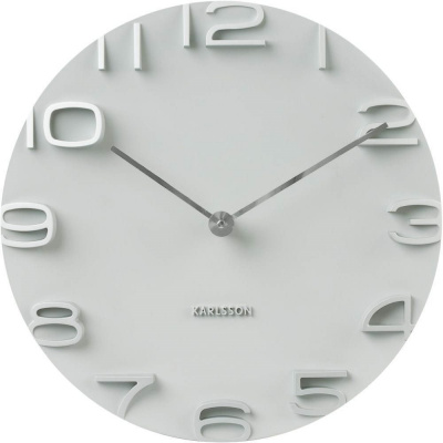 KARLSSON Dizajnové nástenné hodiny 5311WH Karlsson 42cm