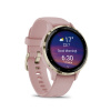 GARMIN VENU 3S, Smart hodinky, Dust Rose/Soft Gold 010-02785-03