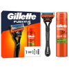Darčeková sada Gillette Fusion5 holiaci strojček + gél na holenie 200 ml