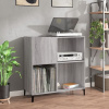 Skrinka na platne sivá sonoma 84,5x38x48 cm kompozitné drevo-ForU-832003